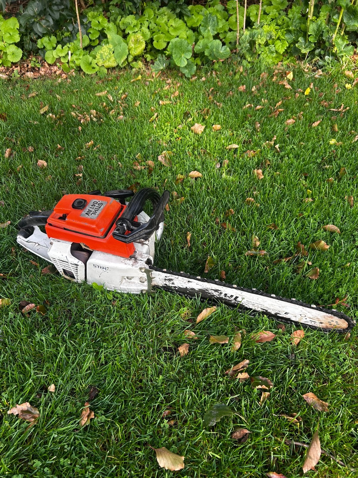 STIHL 041AV kettingzaag, Tuin en Terras, Ophalen of Verzenden, Gebruikt, Benzine