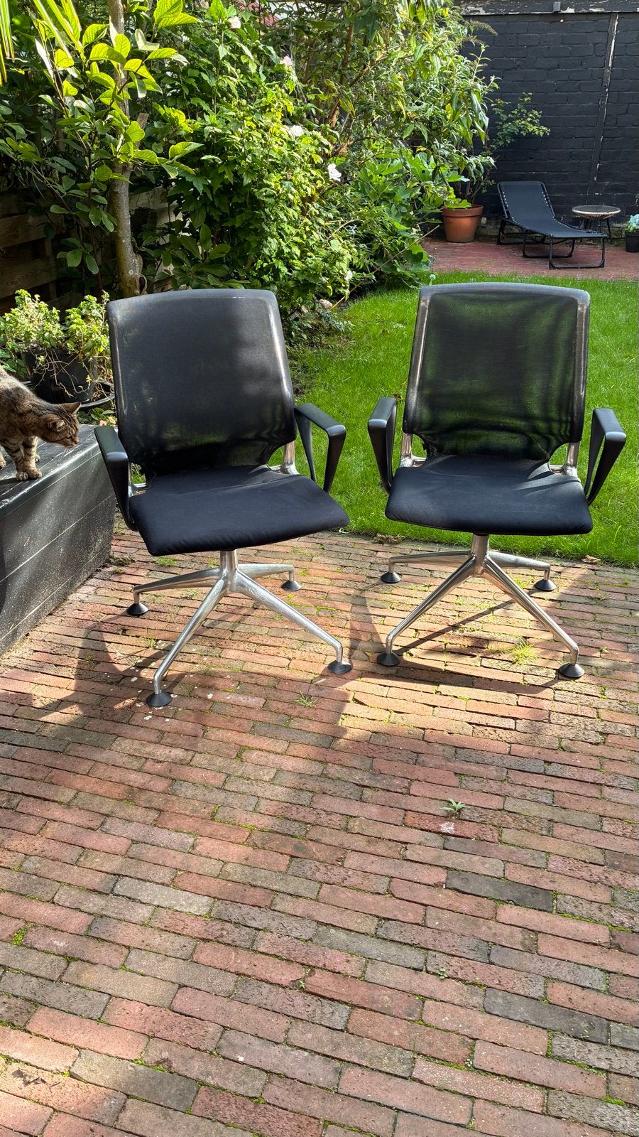 Vitra Meda Chair Bureaustoel - Zwart, Zo goed als nieuw, Ophalen, Gebruikt, Zwart, Bureaustoel