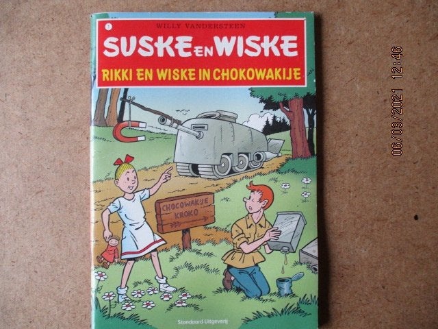 adv0282 suske en wiske diverse kranten, Eén stripboek, Ophalen, Gelezen