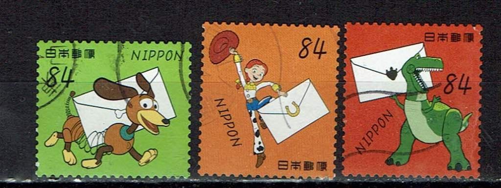 postzegels Japan Toy Story (2022), Ophalen of Verzenden, Gestempeld, Oost-Azië