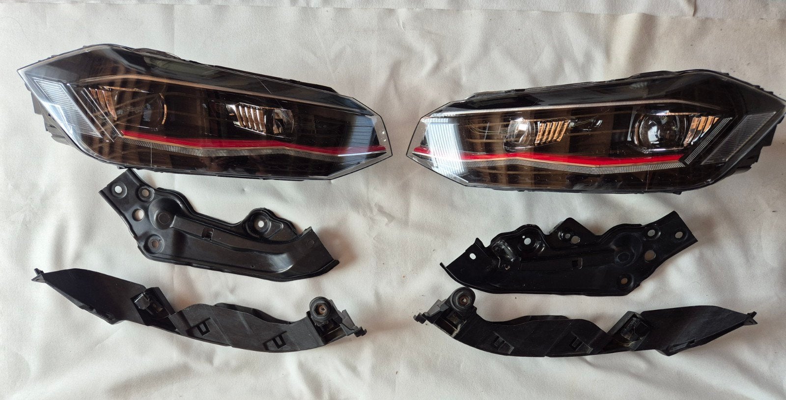 2G VW POLO GTI SET KOPLAMPEN COMPLEET NETTE STAAT, Ophalen of Verzenden, Gebruikt, Volkswagen