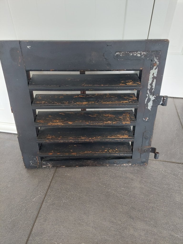 oud houten luik vintage luikje shuttle luik, Ophalen of Verzenden