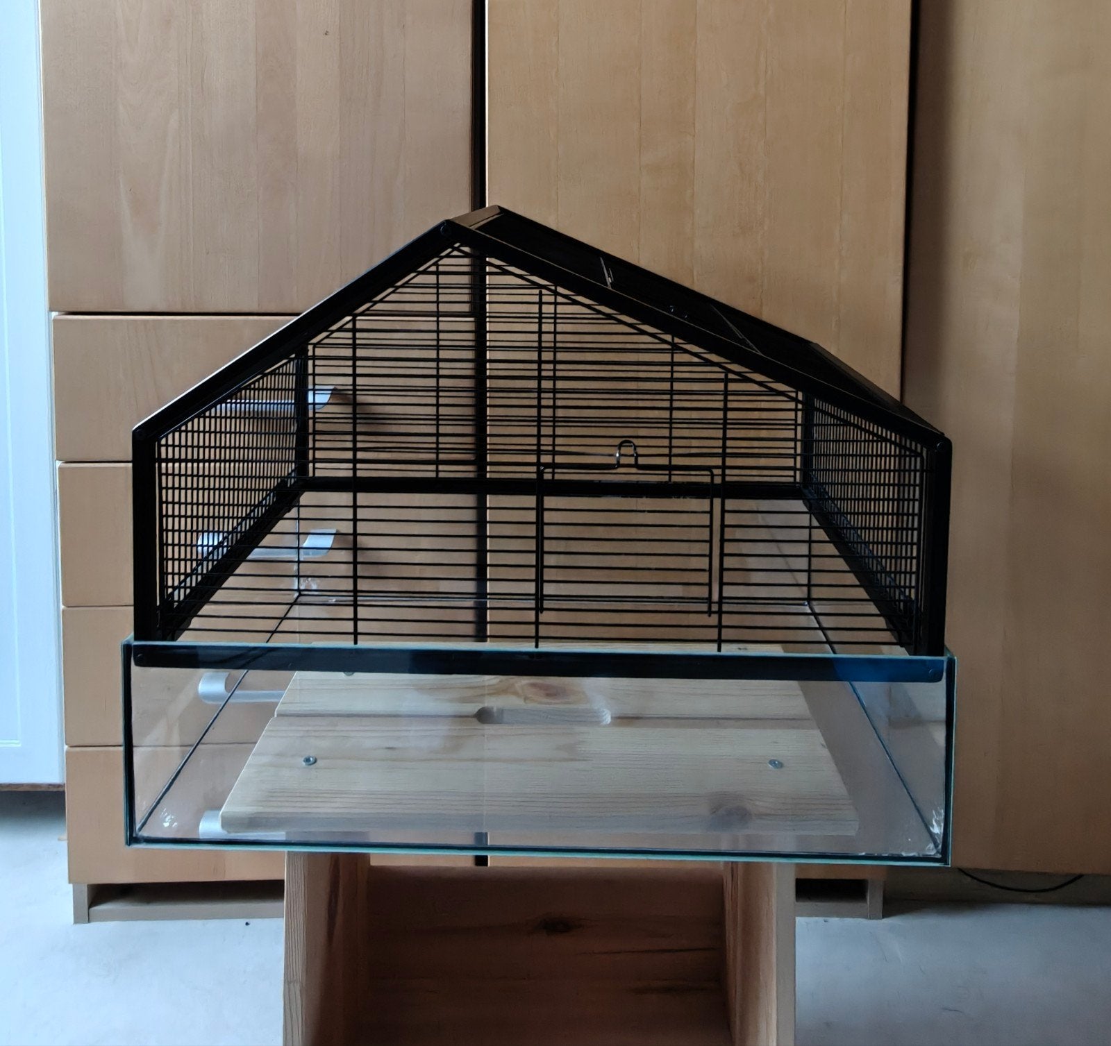 Chique hamsterkooi met alle benodigdheden, Kooi, Minder dan 75 cm, Zo goed als nieuw, Hamster