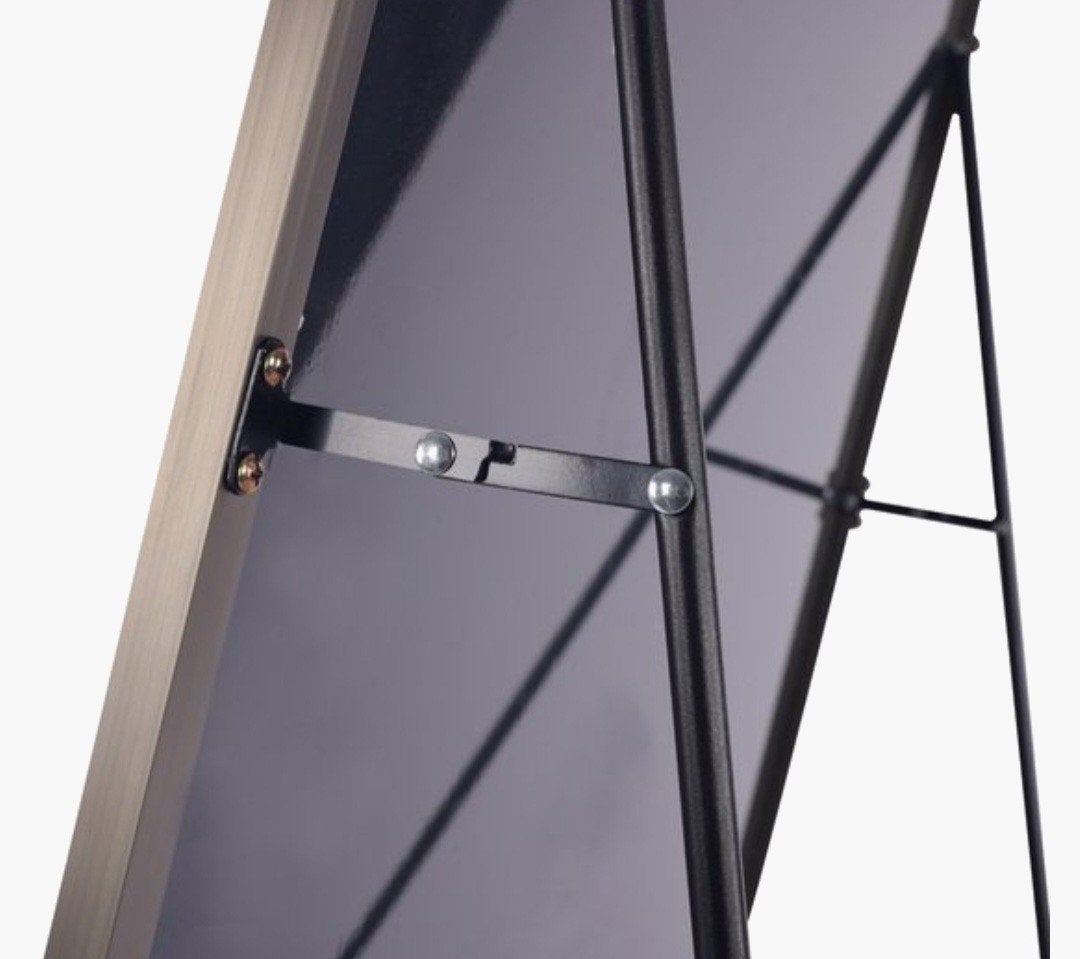 Sensa Home staande spiegel ovaal 160x60 cm - taupe, Ophalen, Zo goed als nieuw, 50 tot 75 cm, 150 tot 200 cm