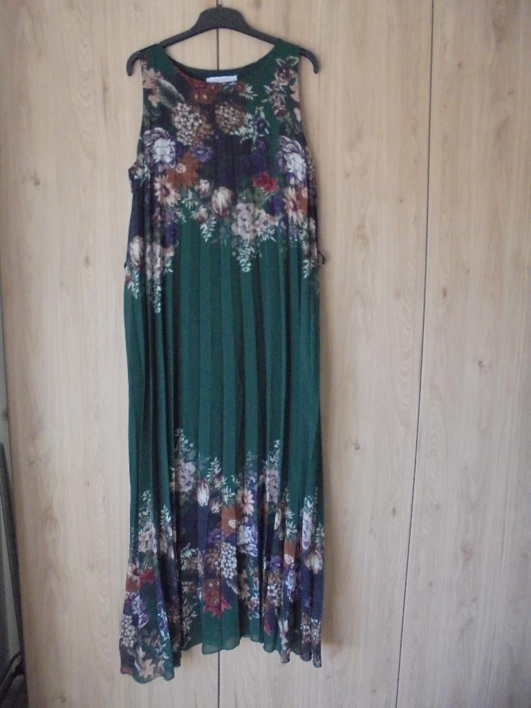 Groen bonte jurk La Fëe Maraboutëe, Kleding | Dames, Maat 42/44 (L), Zo goed als nieuw, La Fëe Maraboutëe, Ophalen of Verzenden