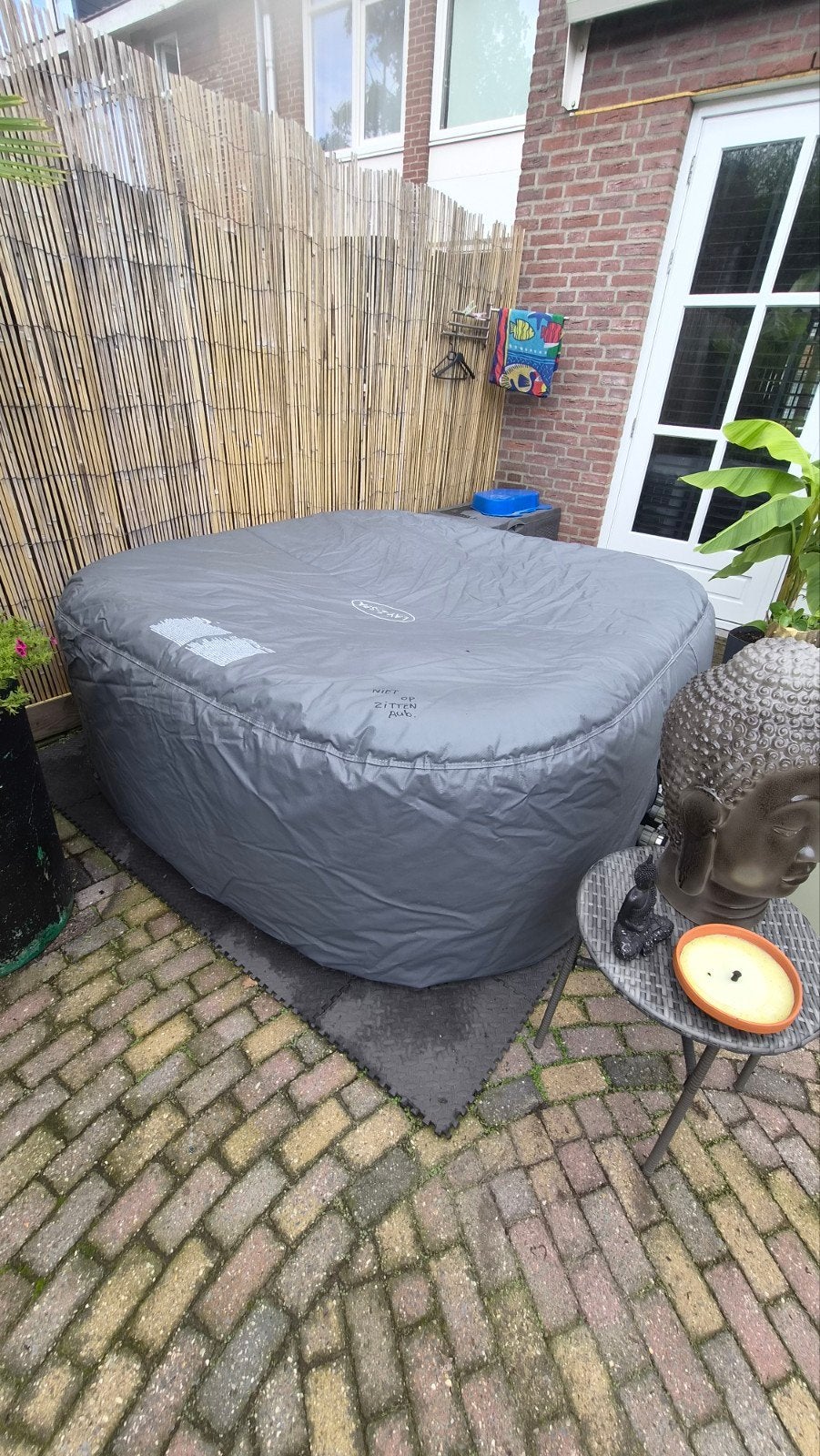 Lay-Z-Spa HydroJet met extra pomp en thermohoes, Ophalen, Gebruikt, Pomp, Opblaasbaar