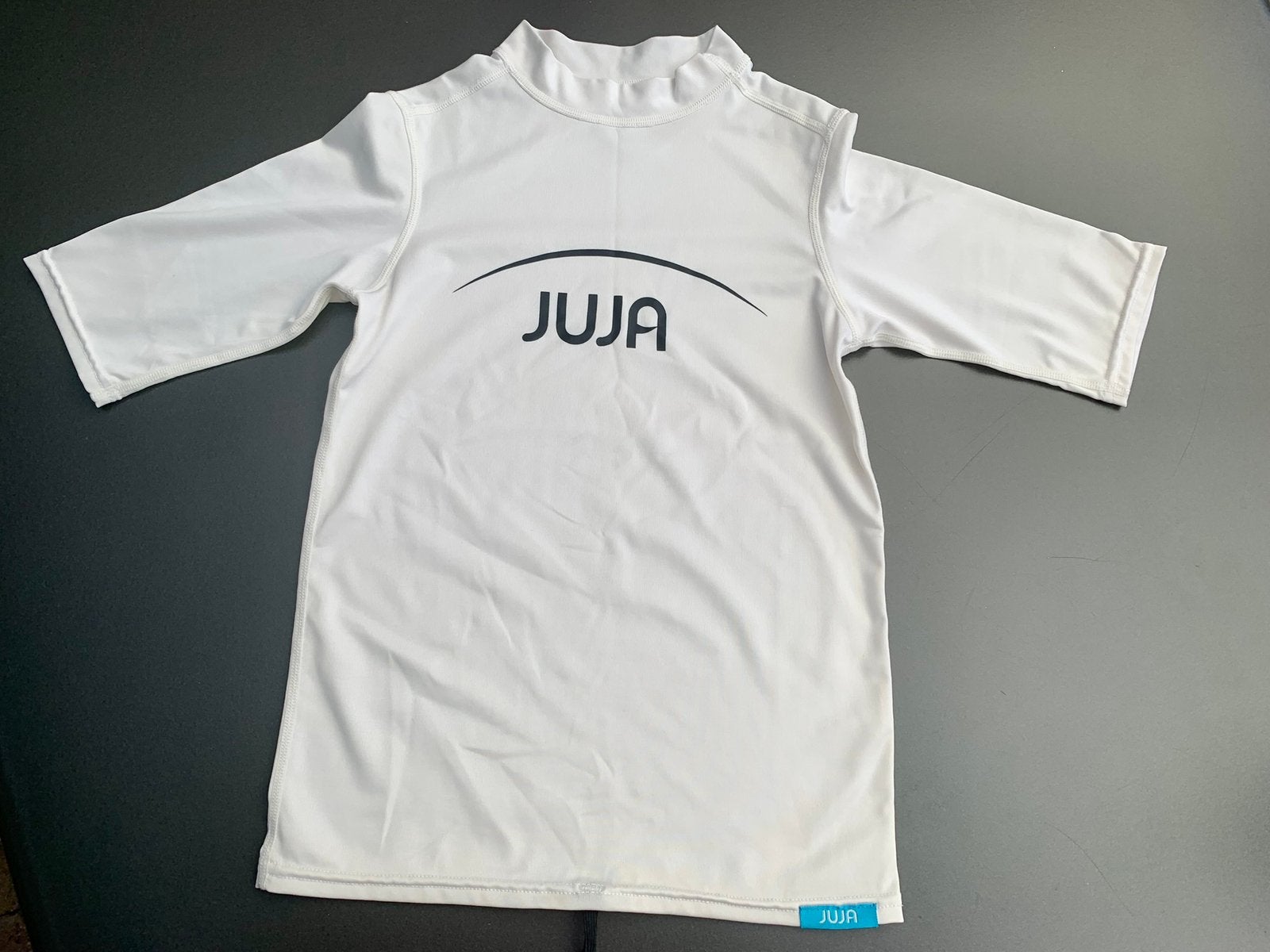 TE KOOP: wit UV zwemshirt maat 8/128 ZGAN, Ophalen of Verzenden, Zo goed als nieuw, Jongen of Meisje, Sport- of Zwemkleding
