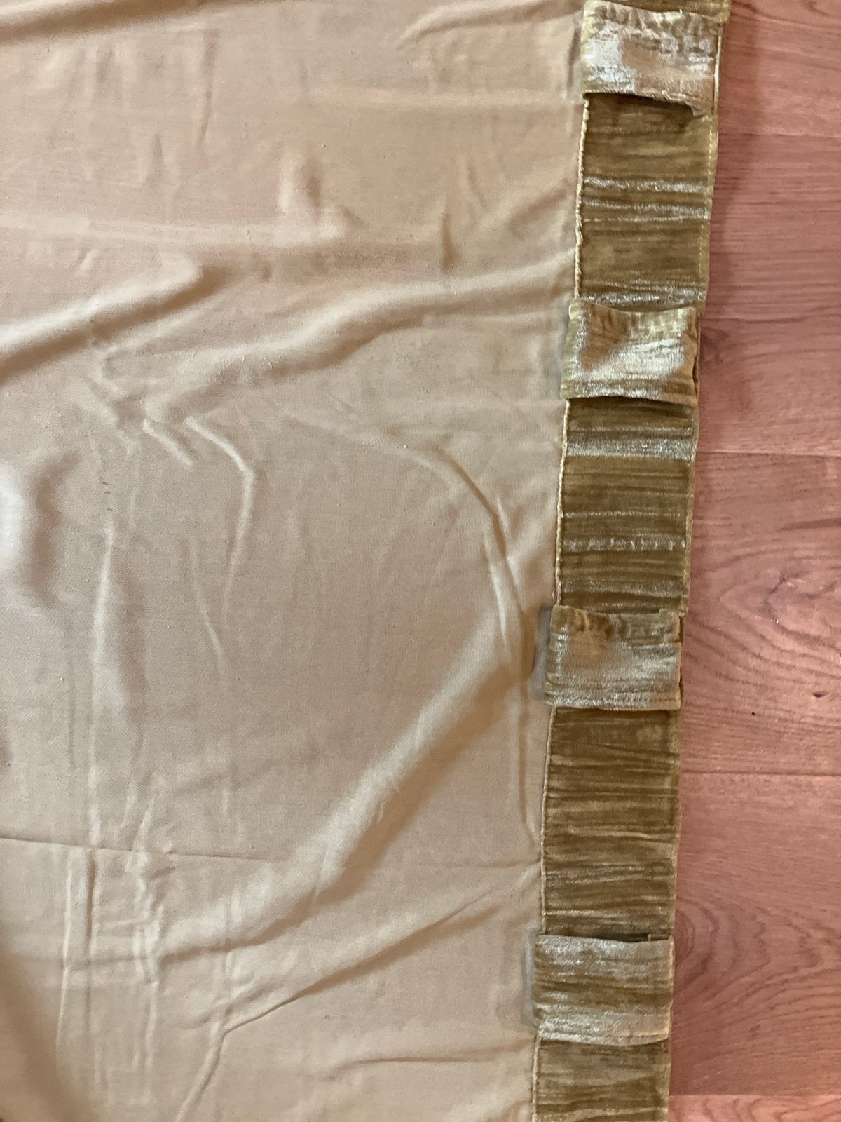 3x LaRedoute gordijnen chenille fluweel 250  x 130 cm, Overige merken, Ophalen of Verzenden, Zo goed als nieuw, Gordijn