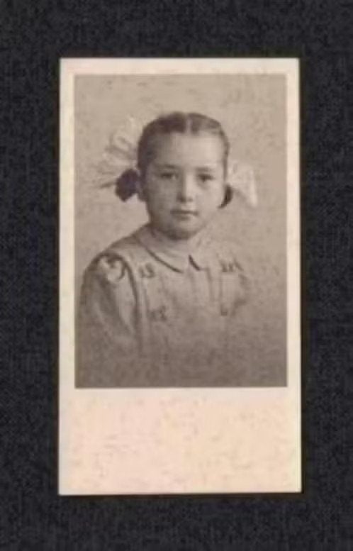 Communieprentje Kaatsheuvel Ansje Span 1951., Ophalen of Verzenden, Bidprentje