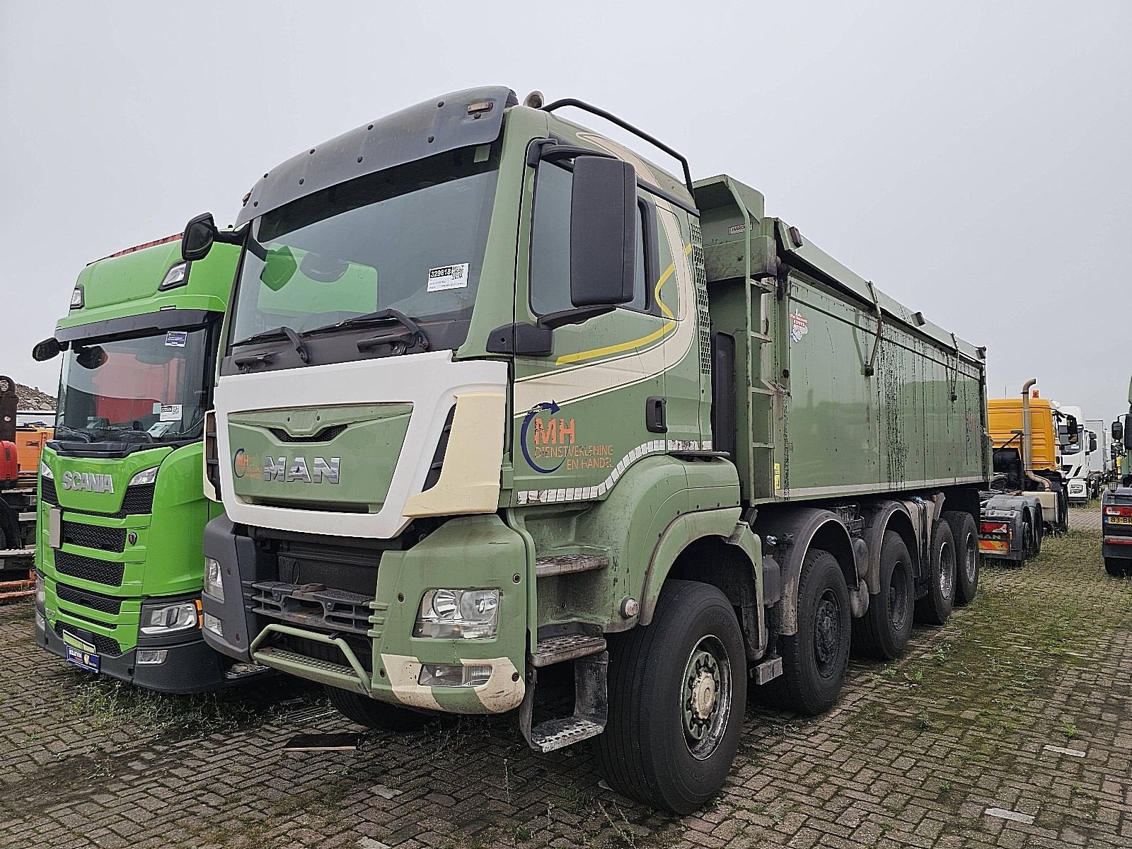 M.A.N. 49.460 TGS 10x8 bb 22m3 tipper, Auto's, 460 pk, Euro 6, Overige kleuren, MAN