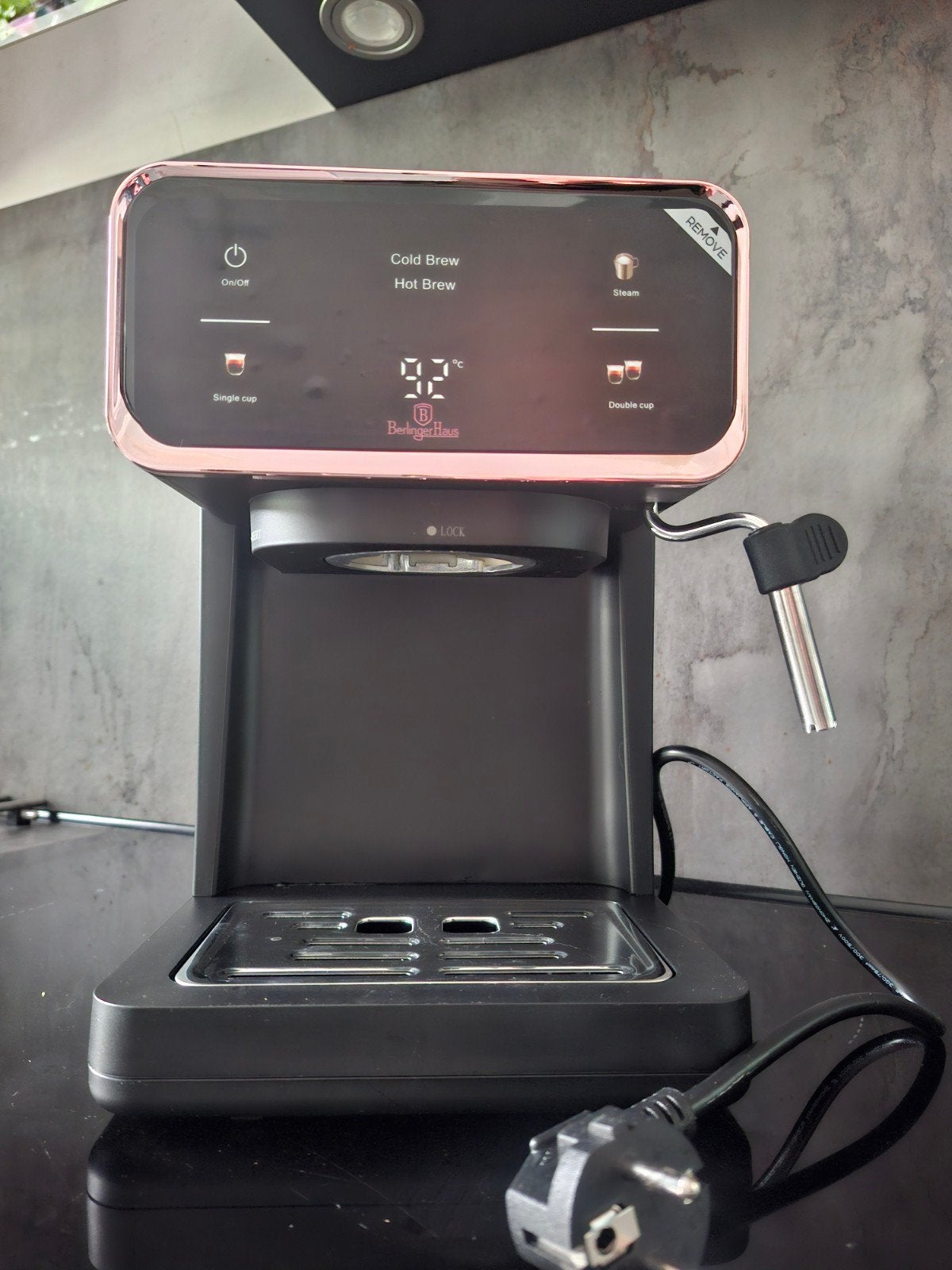 Berlinger Haus BH-9732N Black Rose Collection – Nieuw, Ophalen of Verzenden, Nieuw, Koffiemachine, Gemalen koffie