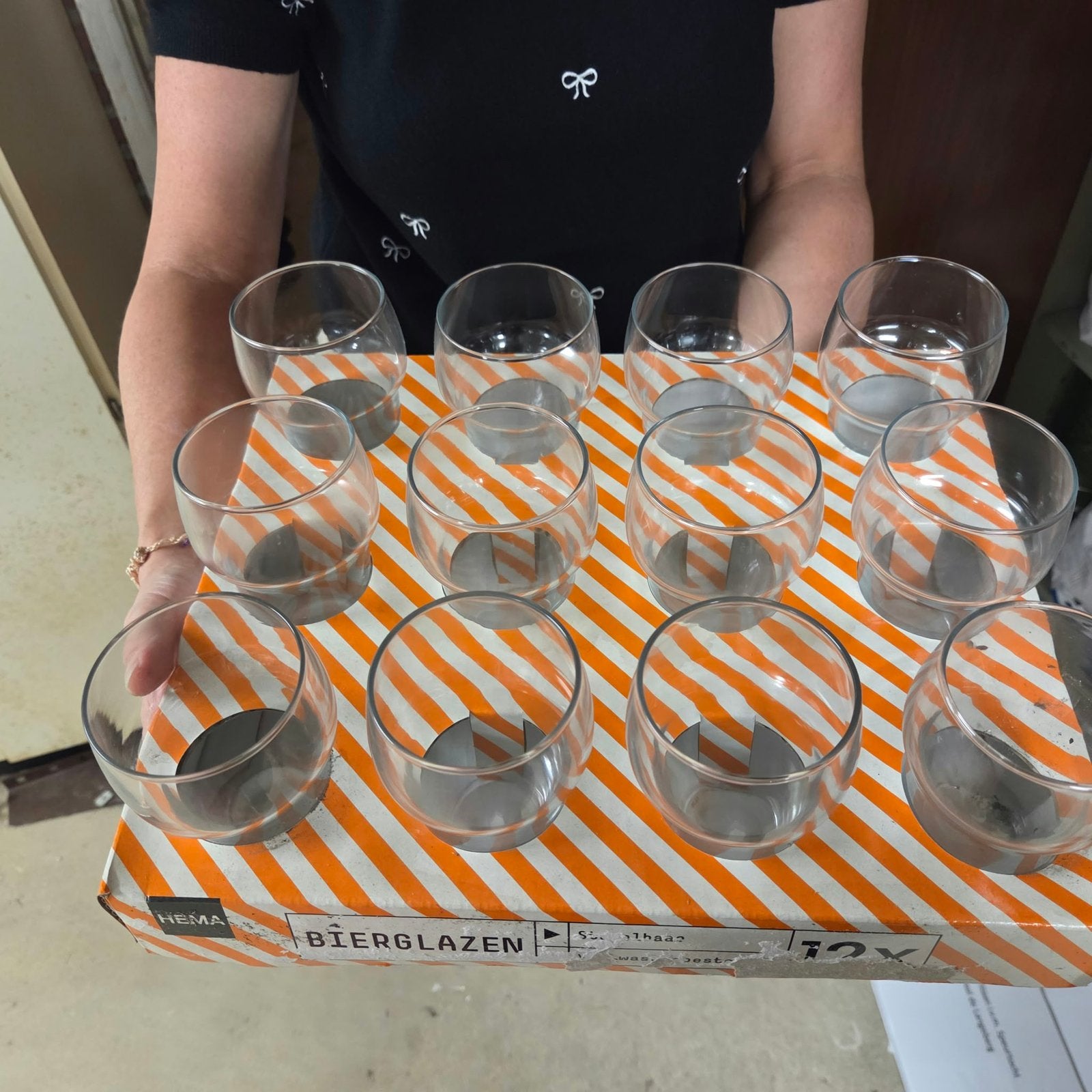 Mooie bier glazen! In totaal 96 glazen!, Ophalen, Nieuw, Bierglas