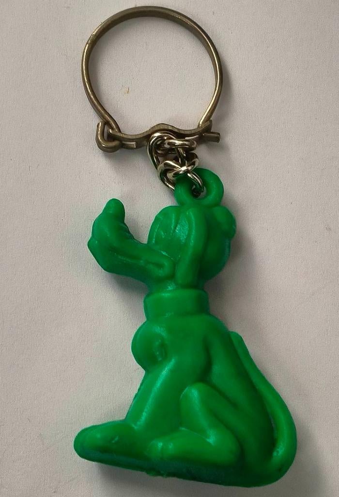 Pluto sleutelhanger (groen), Ophalen of Verzenden, Zo goed als nieuw, Knuffel of Figuurtje