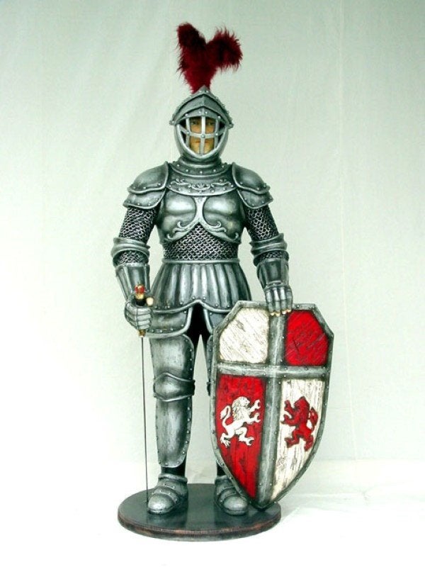 Knight hoogte 212 cm - ridderbeeld- levensgroot, Verzamelen, Beelden en Beeldjes, Ophalen, Nieuw