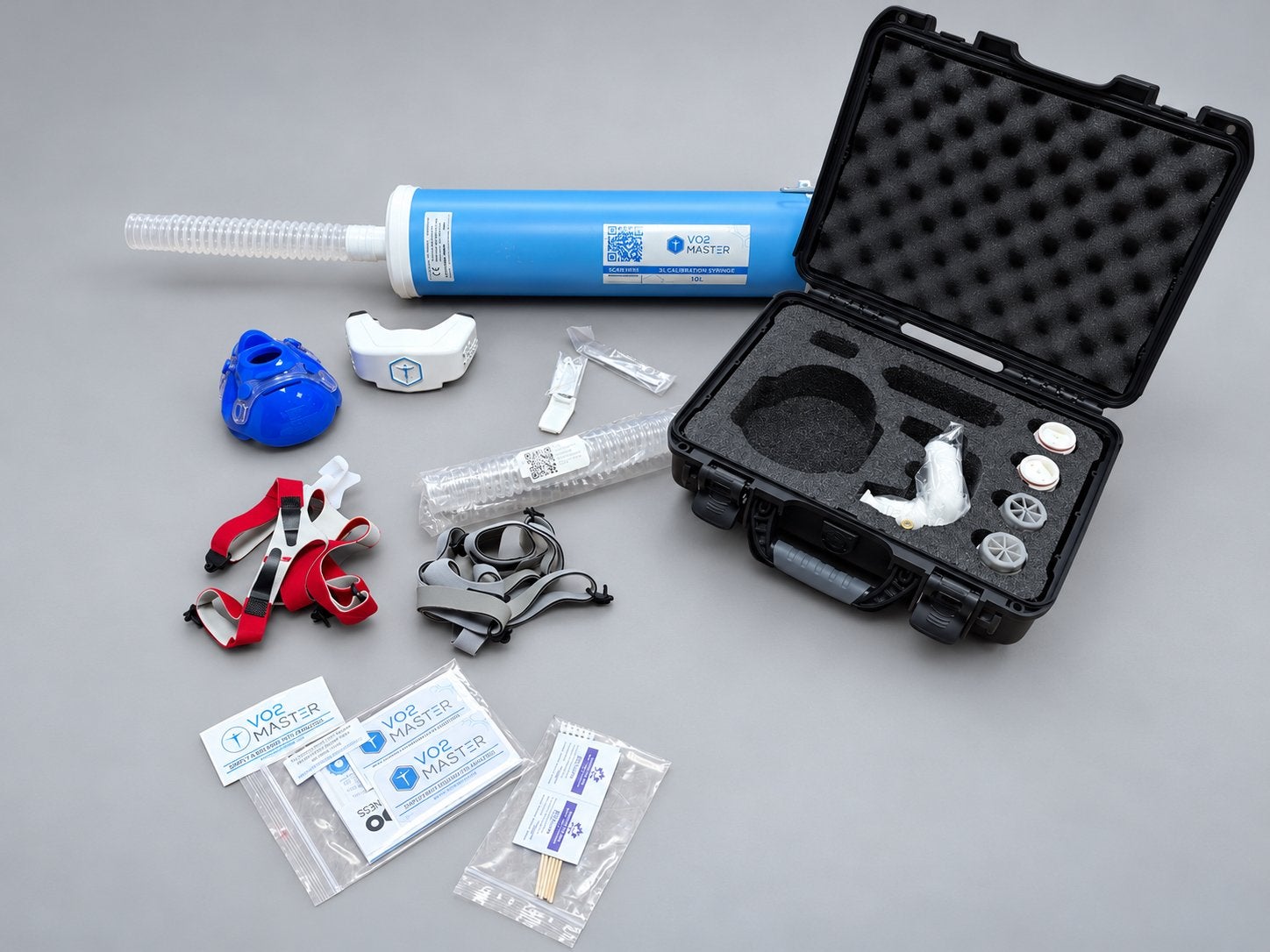VO2 Master met accessoires, koffer en 3L-kalibratiespuit, Ophalen of Verzenden, Gebruikt