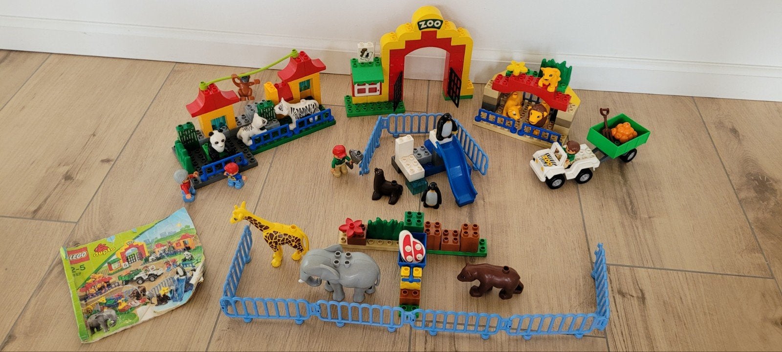 Duplo 6157 Dierentuin set, compleet, Ophalen, Gebruikt