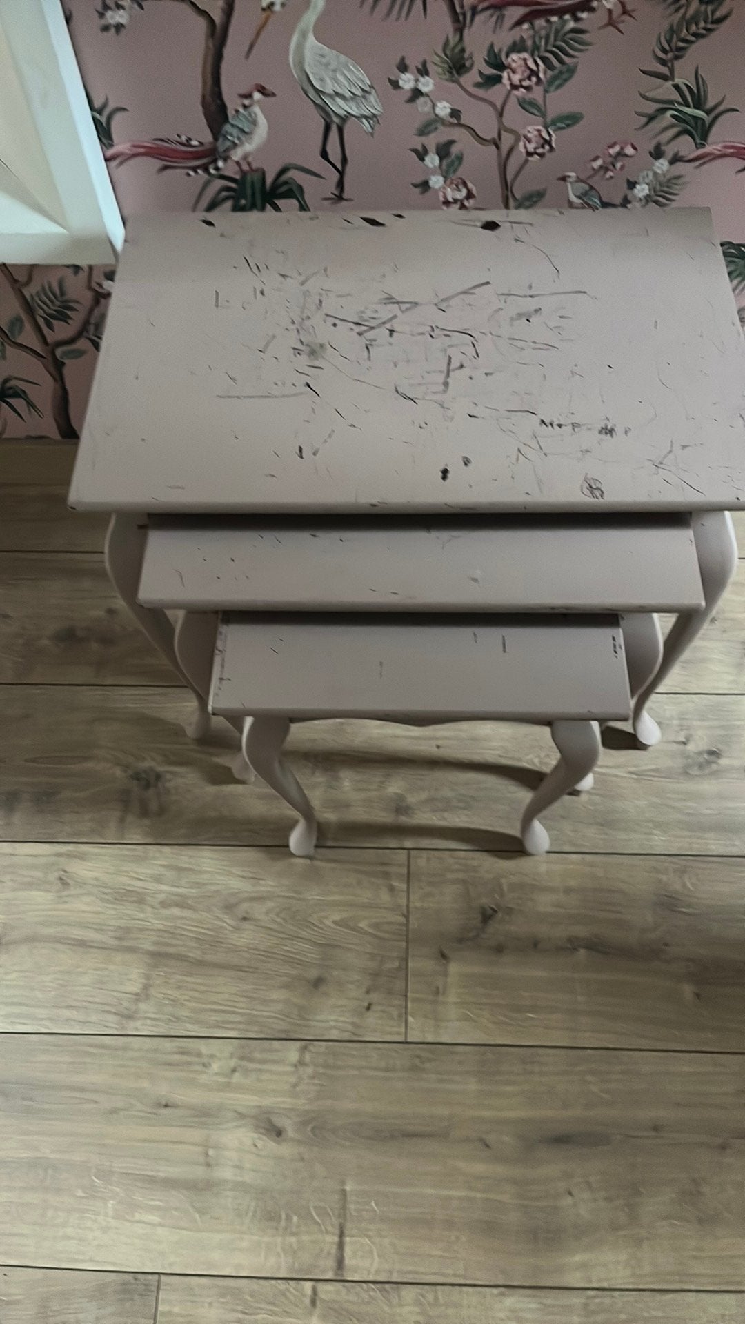 Gratis bijzettafeltjes., Minder dan 55 cm, Gebruikt, Rechthoekig, Ophalen