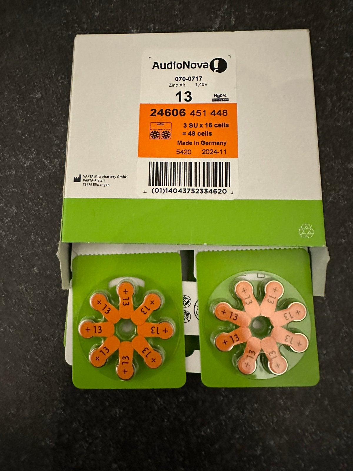Batterijen voor gehoorapparaten, Ophalen of Verzenden, Zo goed als nieuw