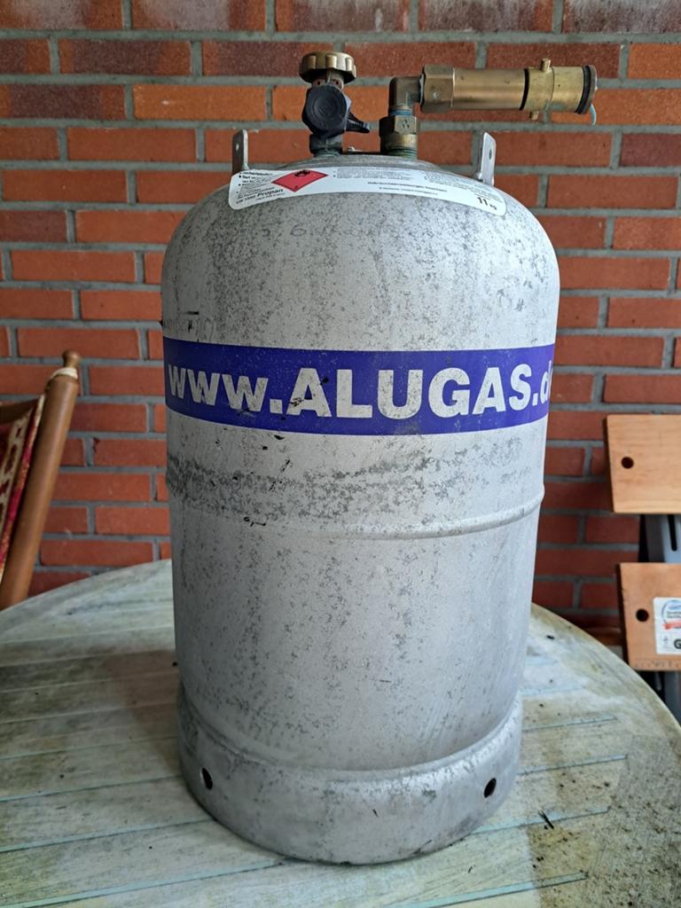 Alugas LPG gasfles., Caravans en Kamperen, Kampeeraccessoires, Ophalen of Verzenden, Gebruikt