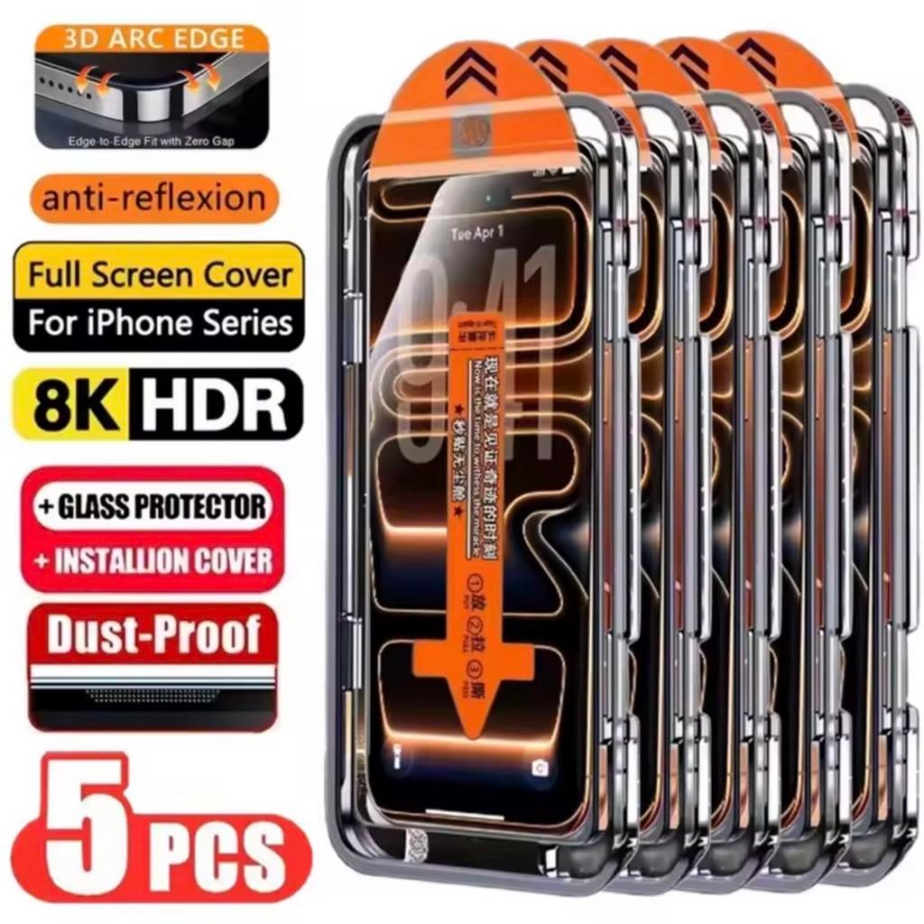 5x Screenprotector voor iPhone 12 & 13 mini - Krasbestendig, Telecommunicatie, Mobiele telefoons | Hoesjes en Frontjes | Apple iPhone