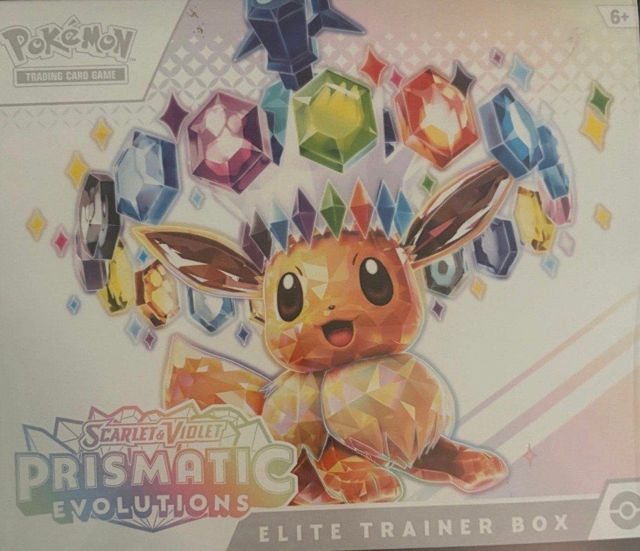 Pokémon TCG: Scarlet & Violet Prismatic Evolutions ETB, Hobby en Vrije tijd, Verzamelkaartspellen | Pokémon, Ophalen of Verzenden