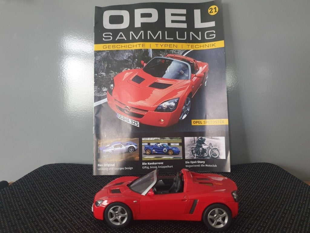 Opel Speedster 1:24 Hachette Opel Sammlung, Hobby en Vrije tijd, Modelauto's | 1:24, Ophalen of Verzenden, Nieuw, Auto, Overige merken
