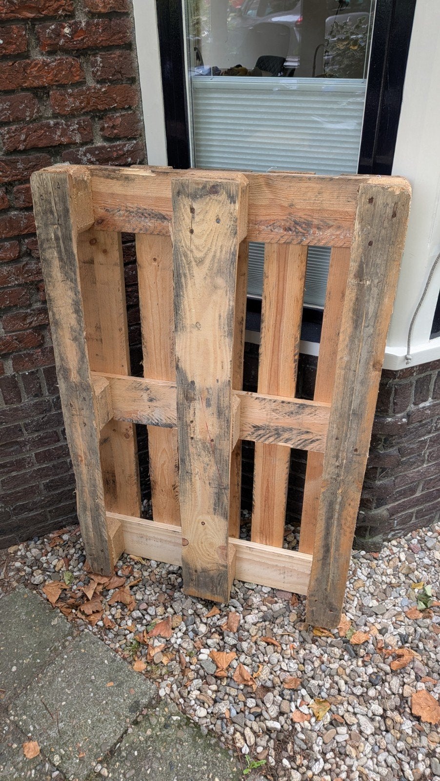 Gratis ophalen: Houten pallet groot en klein, Doe-het-zelf en Verbouw, Platen en Panelen, Ophalen, Gebruikt, Hout, 20 tot 50 mm