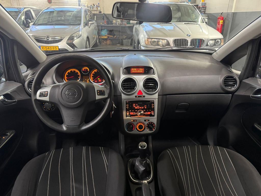 Opel Corsa 1.4-16V Enjoy | AIRCO | CRUISE | ELEK.RAMEN | APK, Voorwielaandrijving, Gebruikt, Zwart, 4 cilinders