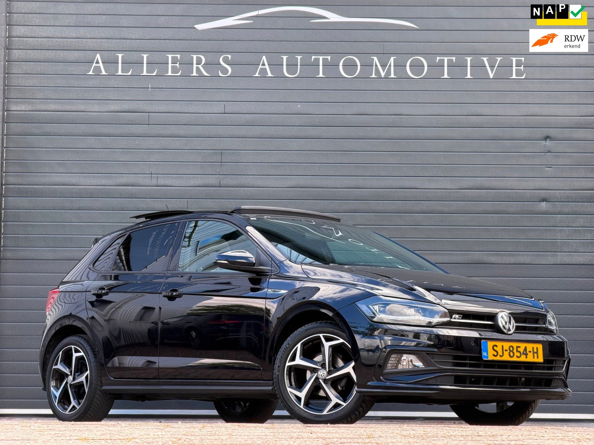 Volkswagen Polo 1.0 TSI Highline|R-LINE|VIRTUAL|PANO|17|CAME, Stof, Gebruikt, 95 pk, Automatische klimaatregeling