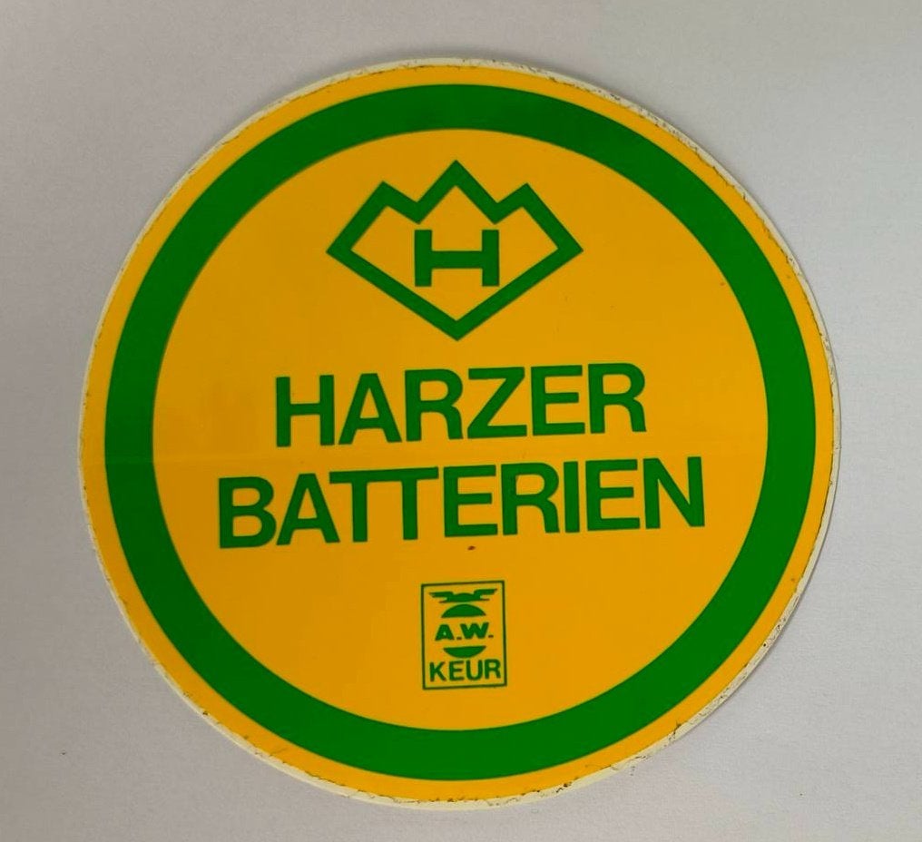 Sticker Harzer Batterien, Verzamelen, Ophalen of Verzenden, Zo goed als nieuw, Merk