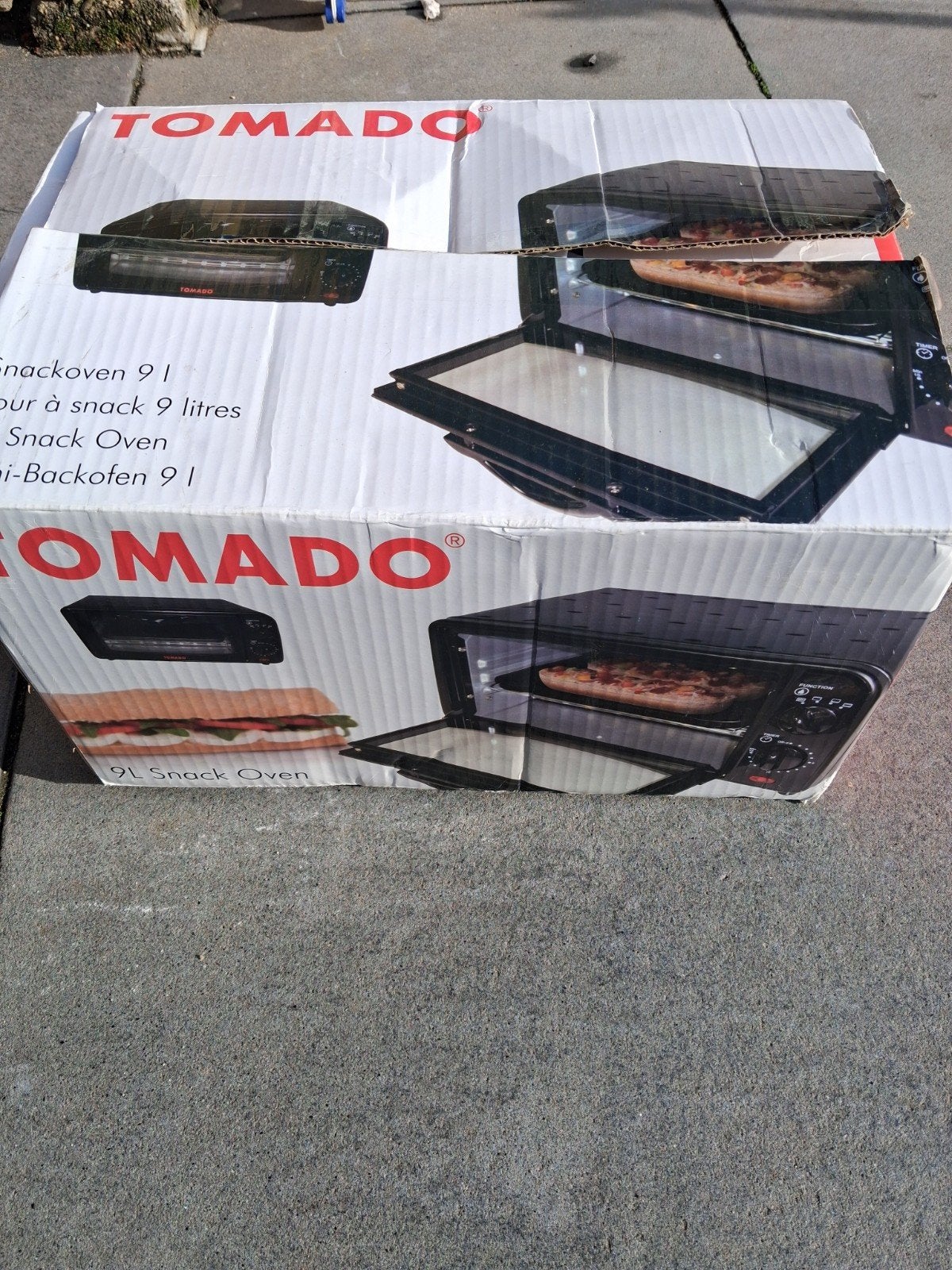 Tomado Snackoven 9L - Nieuw in doos, Minder dan 45 cm, Minder dan 45 cm, Nieuw, Ophalen of Verzenden