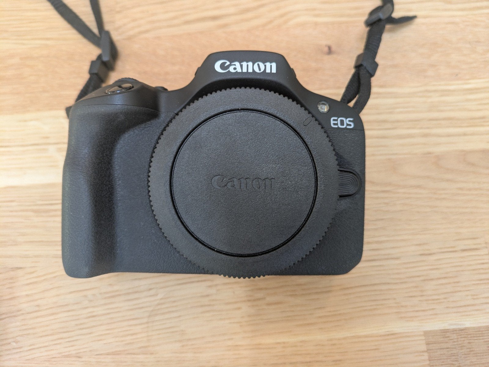 Canon eos R100 met extra accu