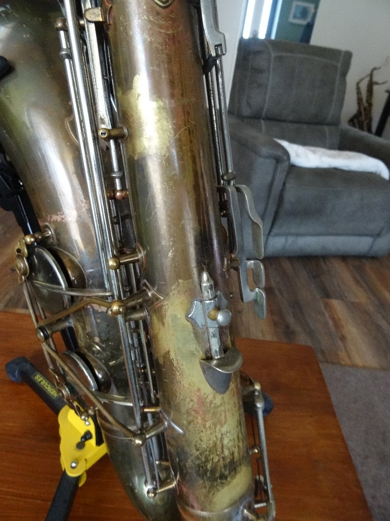 the martin committee 2 1941 tenor saxofoon, Ophalen of Verzenden, Gebruikt, Tenor, Met koffer