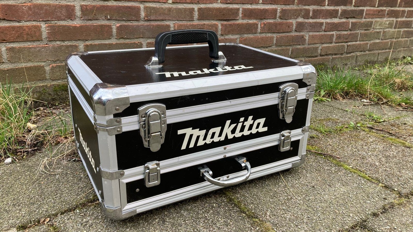 Vintage Makita Gereedschapskoffer Aluminium met Lade - Leeg, Doe-het-zelf en Verbouw, Ophalen of Verzenden, Gebruikt