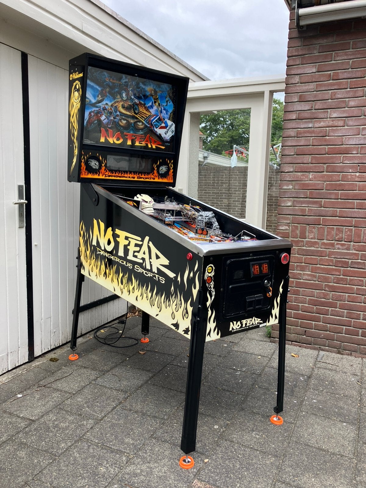 Mooie No Fear Pinball Flipperkast Bally Williams, Ophalen, Zo goed als nieuw, Flipperkast
