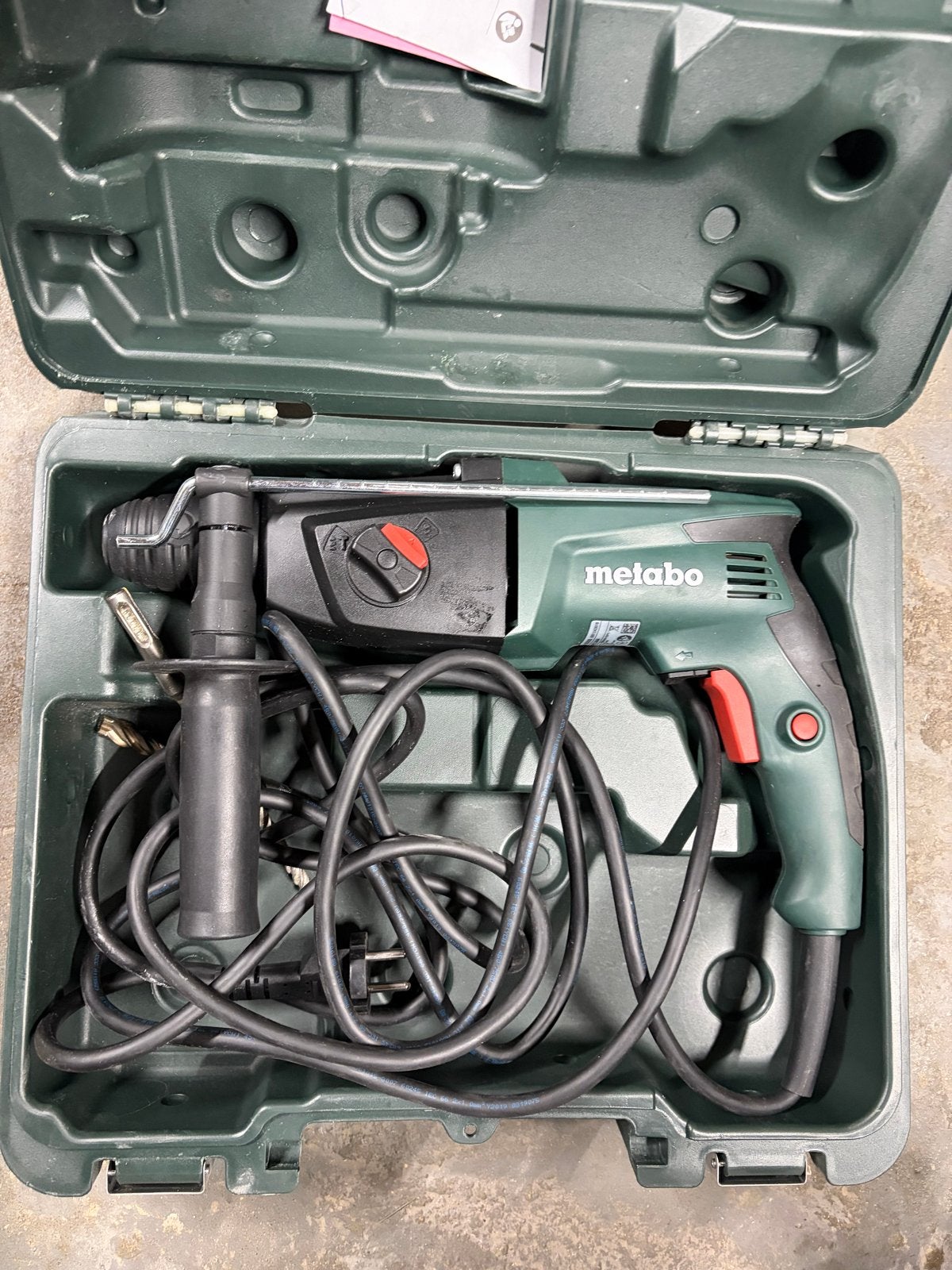 Metabo BHE 2444 Boorhamer - Nieuw in koffer, Doe-het-zelf en Verbouw, 600 watt of meer, Boor- en/of Breekhamer, Nieuw, Ophalen of Verzenden
