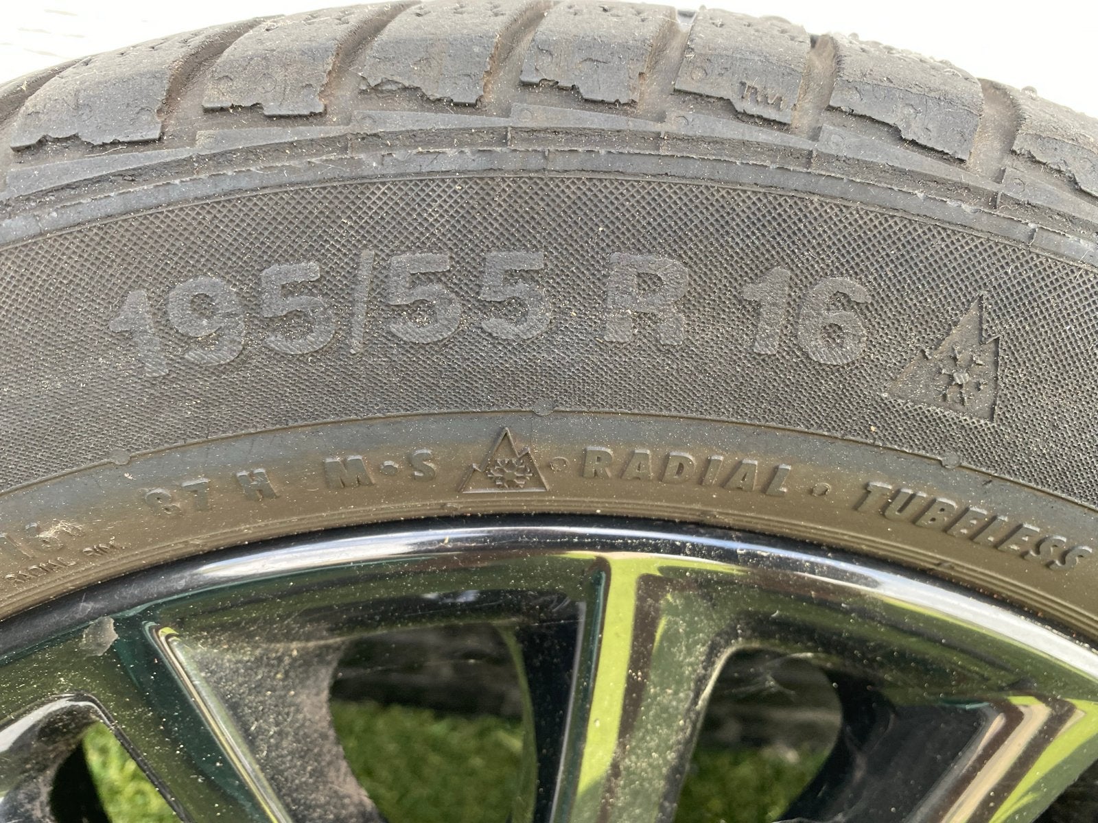 Mini Cooper 195/55 R16 Winterbanden met Velgen, Ophalen, Gebruikt, 16 inch, Banden en Velgen