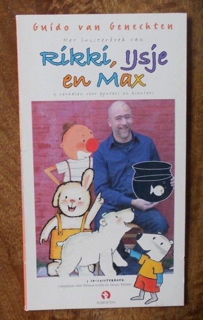 Luisterboek met 1 CD: Rikki , IJsje en Max - Guido Genechten, Ophalen of Verzenden, Cd