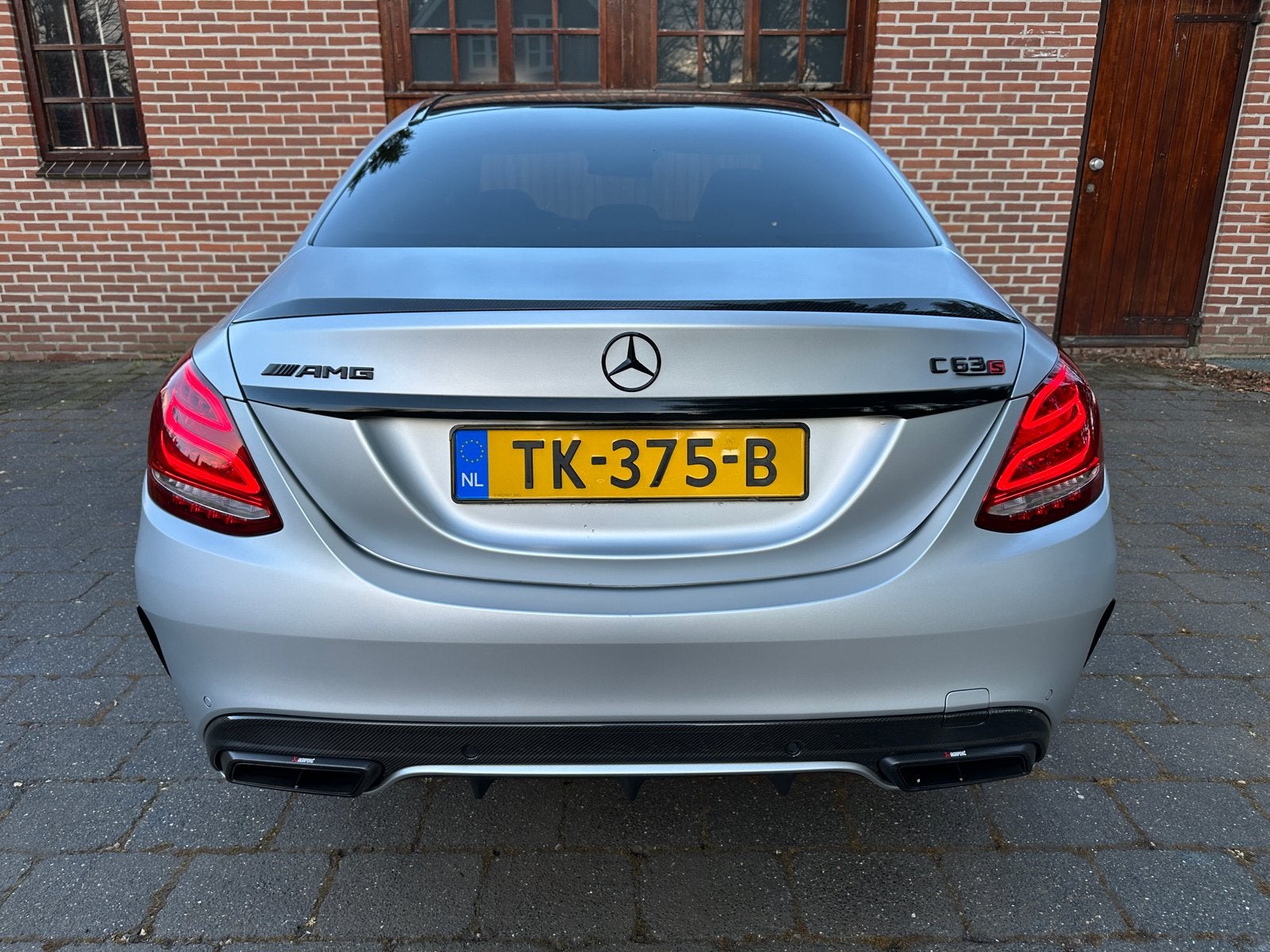 Mercedes C63 AMG S - Keram - Kuip - Akra - HUD - Burmeister, Auto's, Automaat, Achterwielaandrijving, 510 pk, Leder