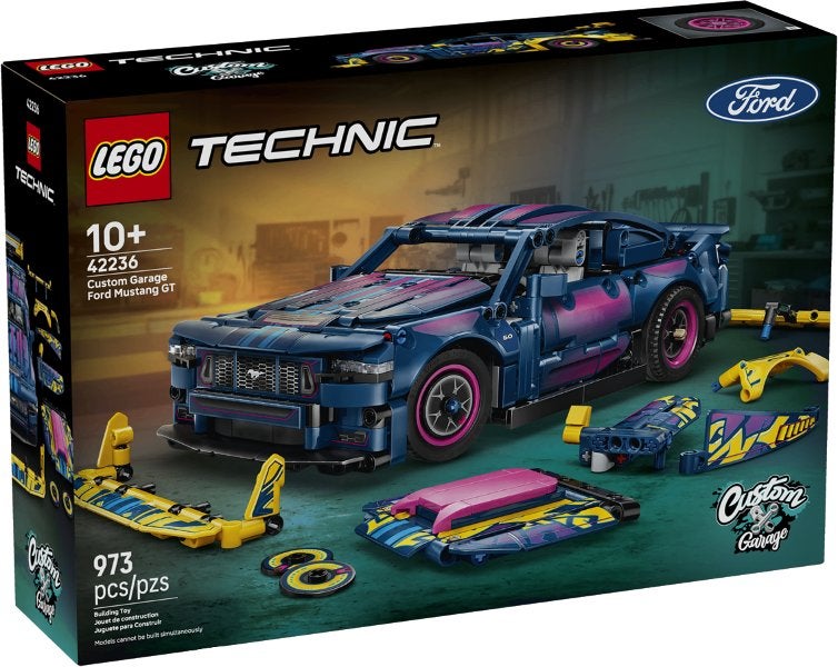 Lego Technic set 42236  Aanpasbare Ford Mustang GT auto, Lego, Nieuw, Ophalen of Verzenden, Technic