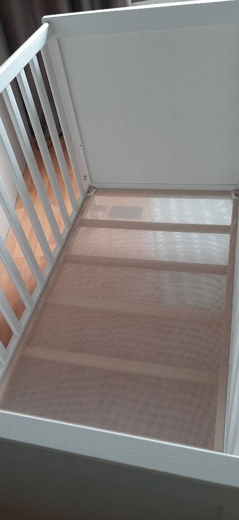 Ledikantje van Ikea Sundvik wit., Ophalen, Zo goed als nieuw, Overige typen