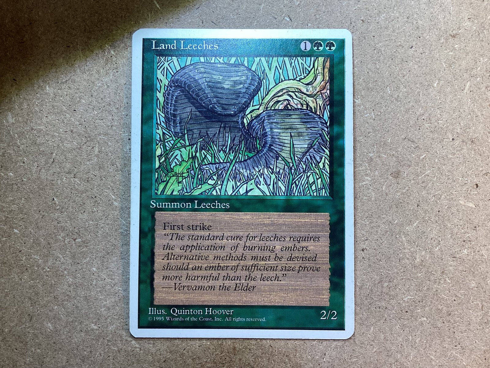 1x Land Leeches (Good), Ophalen of Verzenden, Gebruikt, Losse kaart