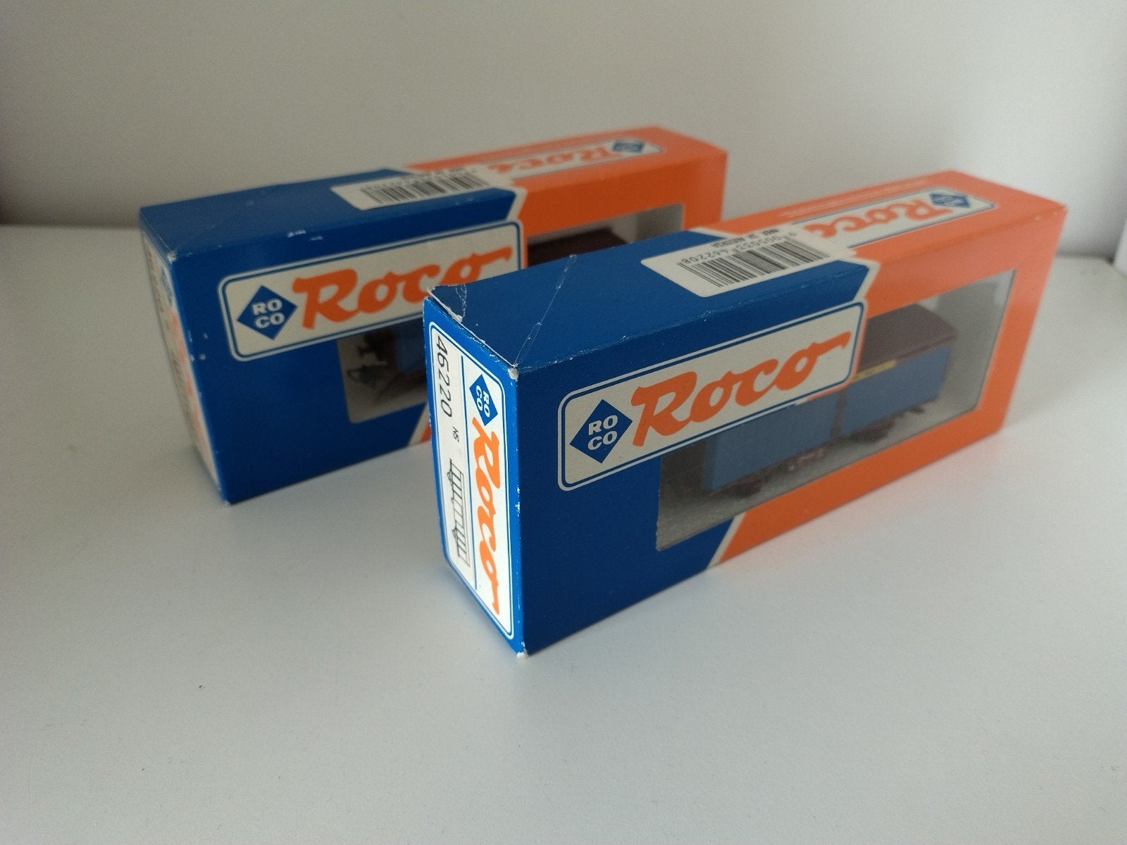 Roco H0 46220 Zeilwagen Hoogovens NS SM - 2 stuks, Hobby en Vrije tijd, Modeltreinen | H0, Gelijkstroom, Wagon, Ophalen of Verzenden