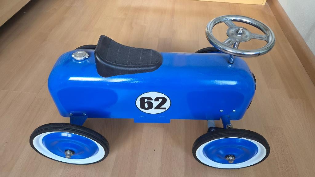 Retro Roller loopauto blauw, Ophalen, Zo goed als nieuw, Loopvoertuig