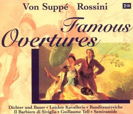 Famous Overtures Von Suppe Rossini, Ophalen of Verzenden, Barok, Zo goed als nieuw, Opera of Operette
