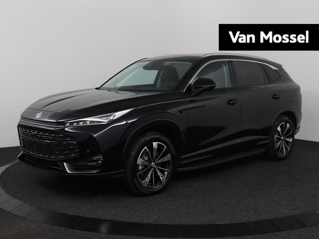 MG HS PHEV 1.5 TGDi Aut. Luxury | 360 Camera | Memory Seats, Auto's, MG, Automaat, Stof, Overige modellen, Zwart