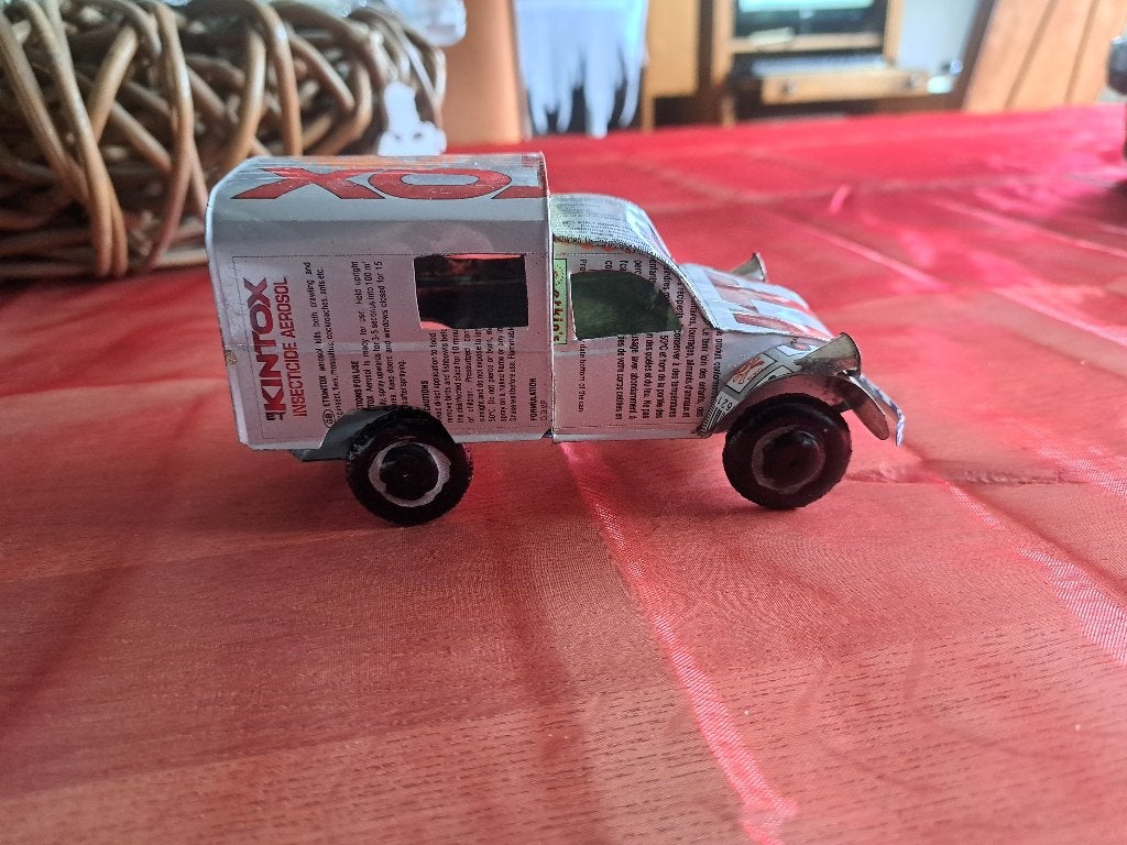 Blikken 2 CV (eend) (Z238-39), Ophalen of Verzenden, Zo goed als nieuw, Overige, Overige merken