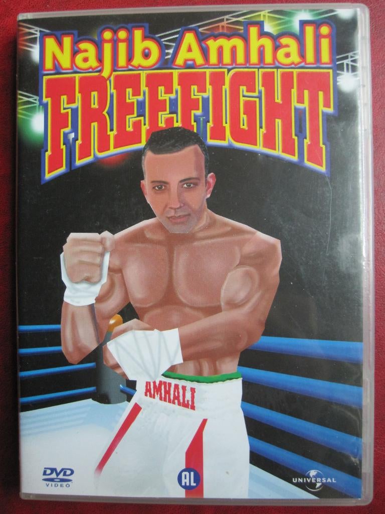 Najib Amhali Freefight, Alle leeftijden, Ophalen of Verzenden, Zo goed als nieuw, Stand-up of Theatershow