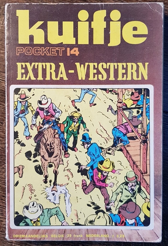 Kuifje pocket 14 - extra - western - 1976 - IGST, Boeken, Stripboeken, Gelezen, Eén stripboek, Ophalen of Verzenden