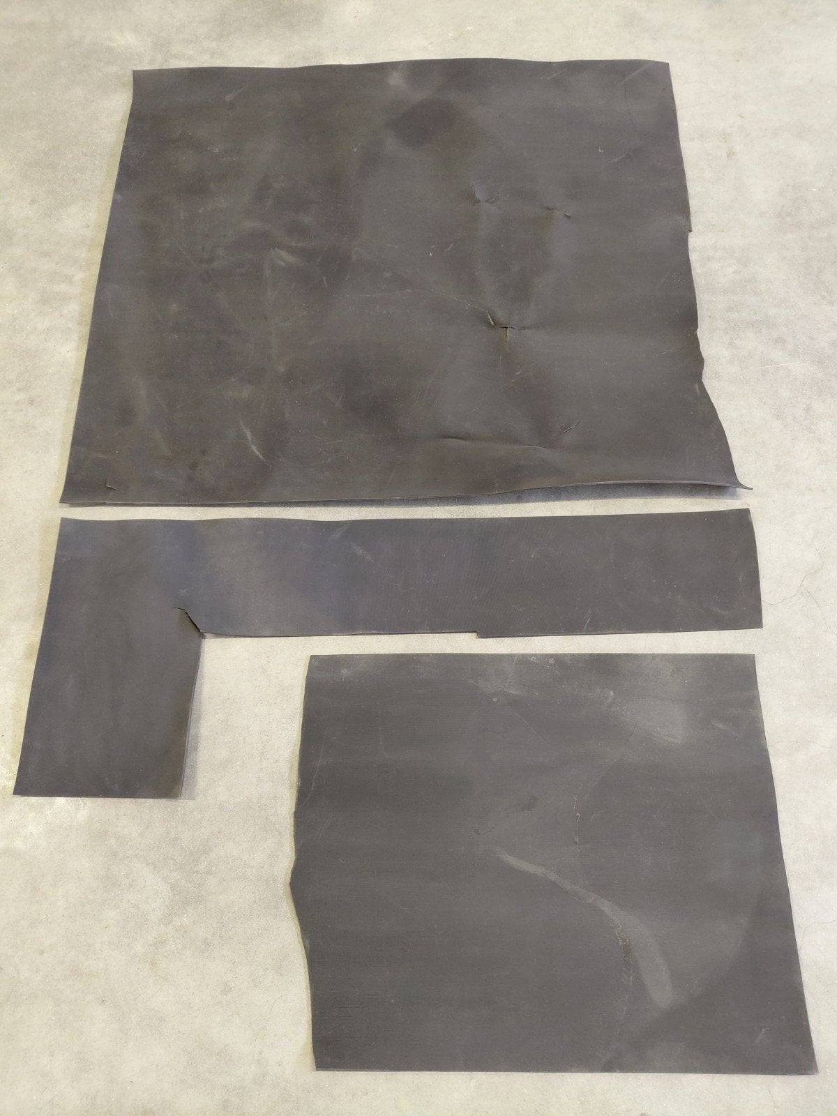 Rubber 3 mm dik plaat - rol - vel - mat, Doe-het-zelf en Verbouw, Ophalen of Verzenden, Gebruikt